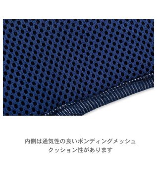 PET PARADISE Lee フード付ハーネス 《ヒッコリー》 ３Ｓ ネイビー×ホワイト