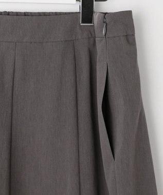 J.PRESS LADIES L 【洗える】シアートリコット フレアー スカート グレー系