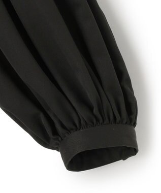 23区 【23区 lab.】ハイカウントコットン マキシ丈 シャツ ワンピース ブラック系