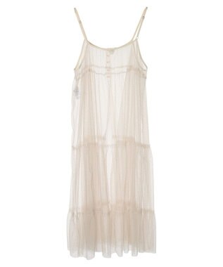AMERICAN HOLIC チュールキャミワンピース Ivory