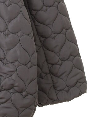 Green Parks ・ｓｗｉｎｇ　ｂｙ　ハートキルトコクーンブルゾン Charcoal Gray