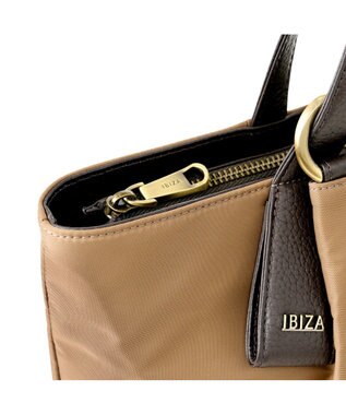 IBIZA ディアリオ　ナイロン　ハンドバッグ オーク