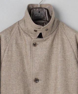 GOTAIRIKU 【薄中綿仕様】スーパーライトウエイトカシミヤブレンド ステンカラーコート ベージュ系8