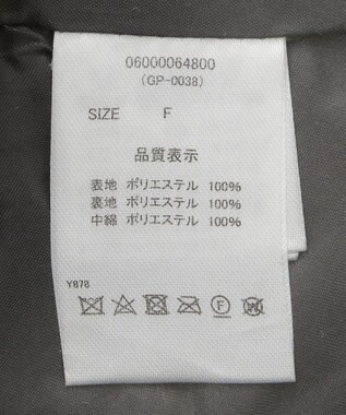 Green Parks ・ｓｗｉｎｇ　ｂｙ　ハートキルトコクーンブルゾン Charcoal Gray