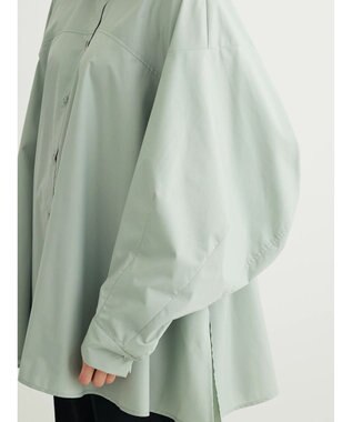 Green Parks ・ｆｕｒｒｙ　ｒａｔｅ　変形キリカエシャツチュニック Gray