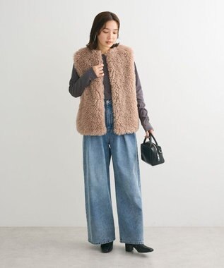 Green Parks ・ＤＯＵＢＬＥ　ＦＬＡＧＳ　ハート刺繍リブロンＴＥＥ Charcoal Gray