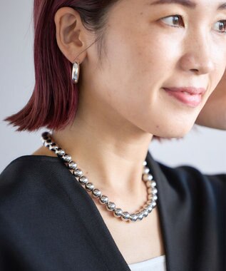 UNFILO ボールショートネックレス シルバー