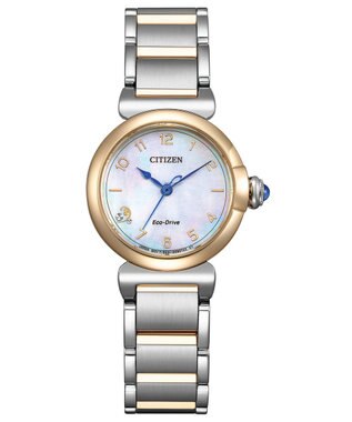 CITIZEN 【ケース径26mmサイズの白蝶貝文字板】幸せを願って贈られる花「スズラン」をモチーフにした人気シリーズウオッチ 白蝶貝
