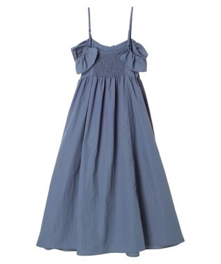 Green Parks ・ＳＵＧＡＲ　ＳＰＯＯＮ　フリルキャミワンピース Blue