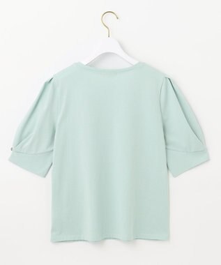 ANY SIS 【UVケア】プレーティングジャージー タックスリーブ カットソー ミント