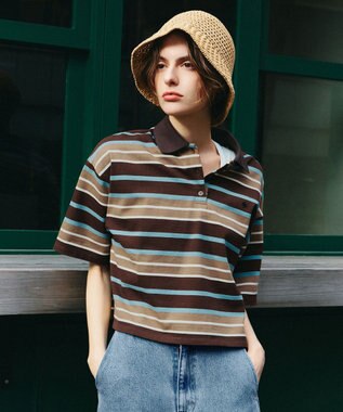 ANY 【POLO BCS別注】マルチカラー短丈ポロシャツ