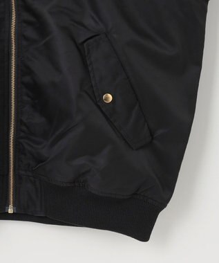 ANY 【撥水/洗濯機可】ＭＡー１ブルゾン ブラック