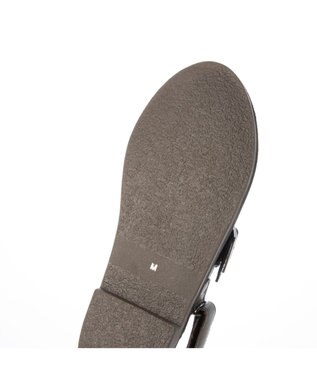 ing <ing>シングルモンクデザインバックストラップシューズ ブラック