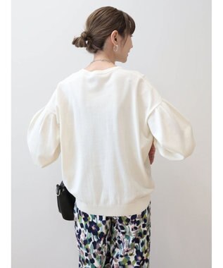 AMERICAN HOLIC 袖ボリュームニットプルオーバー Off White