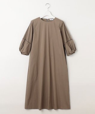 J.PRESS LADIES L 【洗える】バイオエアフロー ワンピース ブラウン系