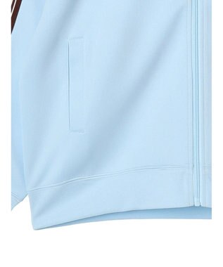 earth music&ecology スポーティー袖ラインブルゾン Sax