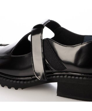 MODE ET JACOMO <D'ICI>Tストラップローファー ブラック