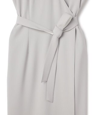 BEIGE， 【Lsize・セットアップ対応】CINDY / ラップドレス L.Gray