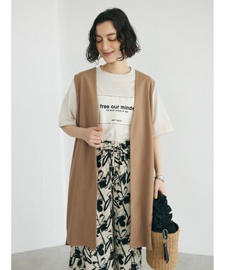 CRAFT STANDARD BOUTIQUE カットジョーゼットベスト