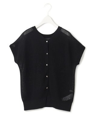 ICB L 【洗える】コンパクトコイル 3wayサマーニット ブラック系