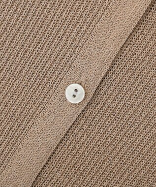 AMERICAN HOLIC 襟付きスキッパー半袖ニットポロ Beige