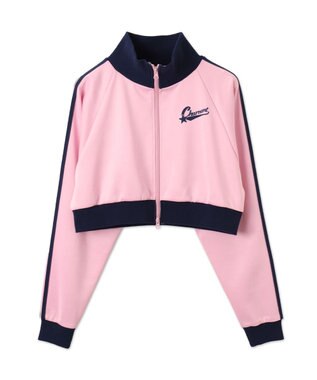 WEGO ロゴプリントトラックジャケット ピンク