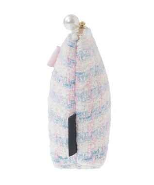 Maison de FLEUR LINTONツイードポーチ Off White