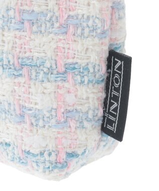 Maison de FLEUR LINTONツイードポーチ Off White