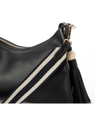 UNBILLION cachecache ウッドボールタッセルショルダー ブラック