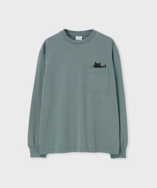 Paul Smith キャット プリント 長袖Tシャツ
