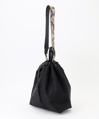 23区 ORSETTO ナイロン ショルダー バッグ ブラック系