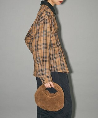 Green Parks ウエストタック２ＷＡＹシャツブルゾン Brown