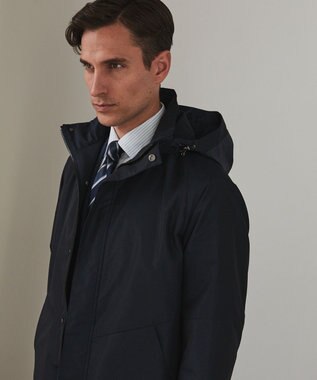 GOTAIRIKU GOTAIRIKU別注【日本製】シルク ネクタイ_ストライプ ネイビー系1