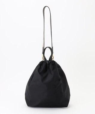 23区 ORSETTO ナイロン ショルダー バッグ ブラック系