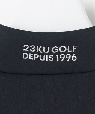 23区GOLF 【MEN】ストレッチダンボールモックネック ブラック系
