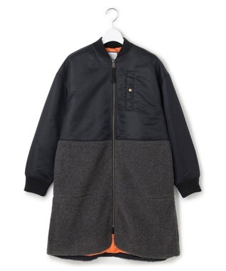 J.PRESS YORK STREET 【WOMEN】MA-1 ボア アウター ブラック系