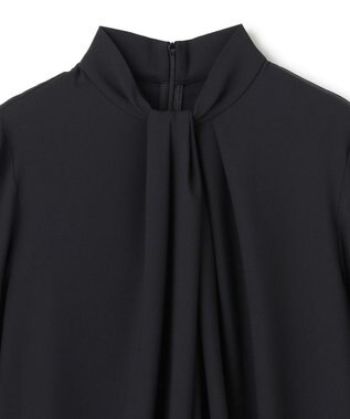 BEIGE， 【L-size】ANITA / ロングスリーブタックブラウス Black