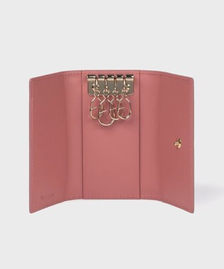 Paul Smith マーケトリースワールラビット キーケース ピンク