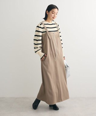 Green Parks ・ＥＬＥＮＣＡＲＥ　ＤＵＥ　ＺＩＰＵＰジャンスカ Gray Beige