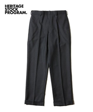 J.PRESS MEN 【J.PRESS ORIGINALS】Peppin Merino Saxony Piped Stem Trousers / Japan Made