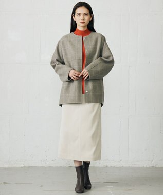 自由区 L 【17号サイズまで展開・SHIHOさん着用】ソフトコーデュロイ スカート オフ