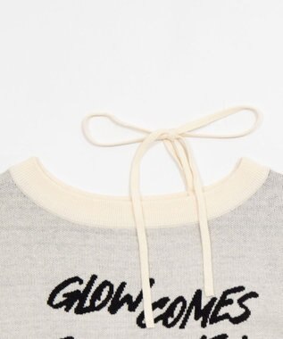 WEGO 2WAYショルダーリボンニット ホワイト