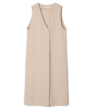 earth music&ecology フロントジップジャンスカ Beige