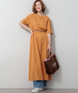 23区 【見上愛さん着用/Oggi掲載】オーバルバックル ベルト キャメル系