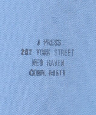 J.PRESS MEN 【J.PRESS ORIGINALS】Finx Cotton Twill Baggy Fit Pullover Shirt サックスブルー系