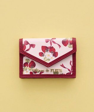 Maison de FLEUR いちご柄カードケース