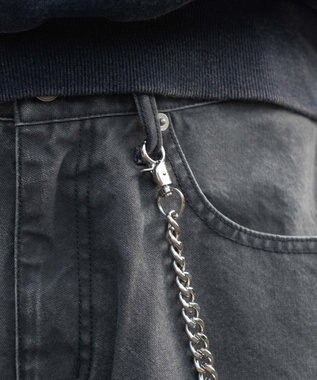 WEGO チェーン付きバルーンパンツ スミクロ