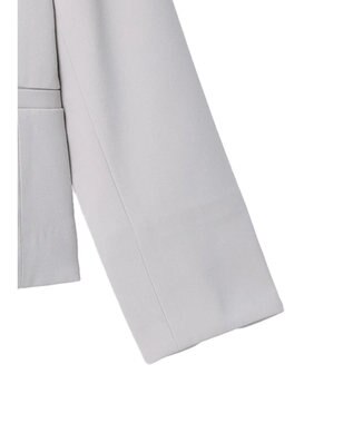 Green Parks ｅｆ－ｄｅ　ストレッチツイルカラーレスジャケット Gray Beige