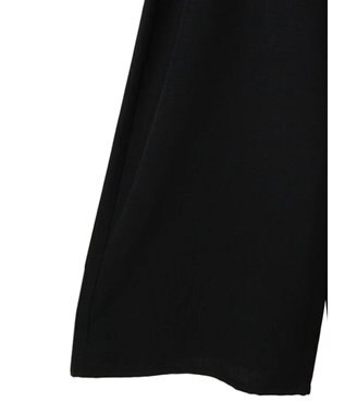 Green Parks 冷やっとすずやかウエストドロストサロペット Black