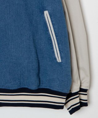 WEGO ヴィンテージスタジャン デニム淡色